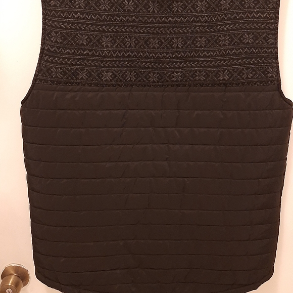 TELLURIDE .WOMEN'S VEST. SZ::XL FULL ZIPPED UP. QUILTED .BLACK - Picture 1 of 8